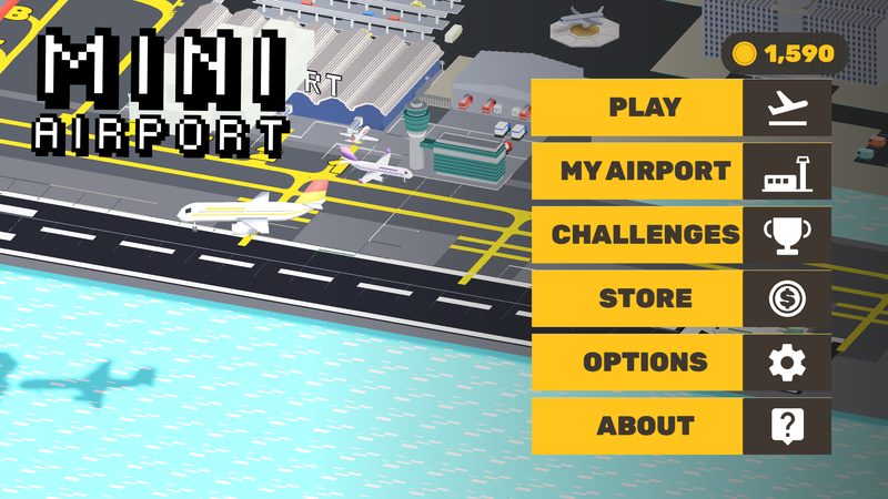 The Mini Airport home screen